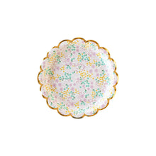 Load image into Gallery viewer, Ditsy Floral Round Scallop 7&quot; Plate
