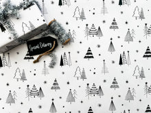Load image into Gallery viewer, Black &amp; White Wrapping Paper Collection - Set of 3 Papers
