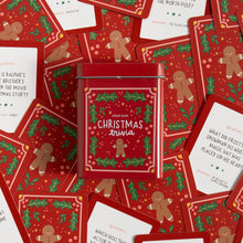Load image into Gallery viewer, Christmas Trivia Game - Deck of Cards + Storage Tin
