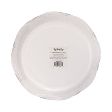 Load image into Gallery viewer, Blue Striped 9" Scallops
