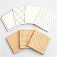 Load image into Gallery viewer, Blank Grid Notes: Kraft Paper Plaid / One Size
