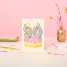 Load image into Gallery viewer, 90th Birthday Card | Greeting Card | Gender Neutral | Age
