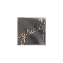 Load image into Gallery viewer, Script Grad Paper Cocktail Napkin
