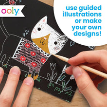Load image into Gallery viewer, Mini Scratch &amp; Scribble Art Kit: Cutie Cats
