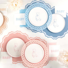 Load image into Gallery viewer, Blue Precious Baby Plaid Cocktail Napkins
