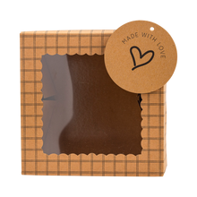 Load image into Gallery viewer, Made with Love Kraft Cookie Box
