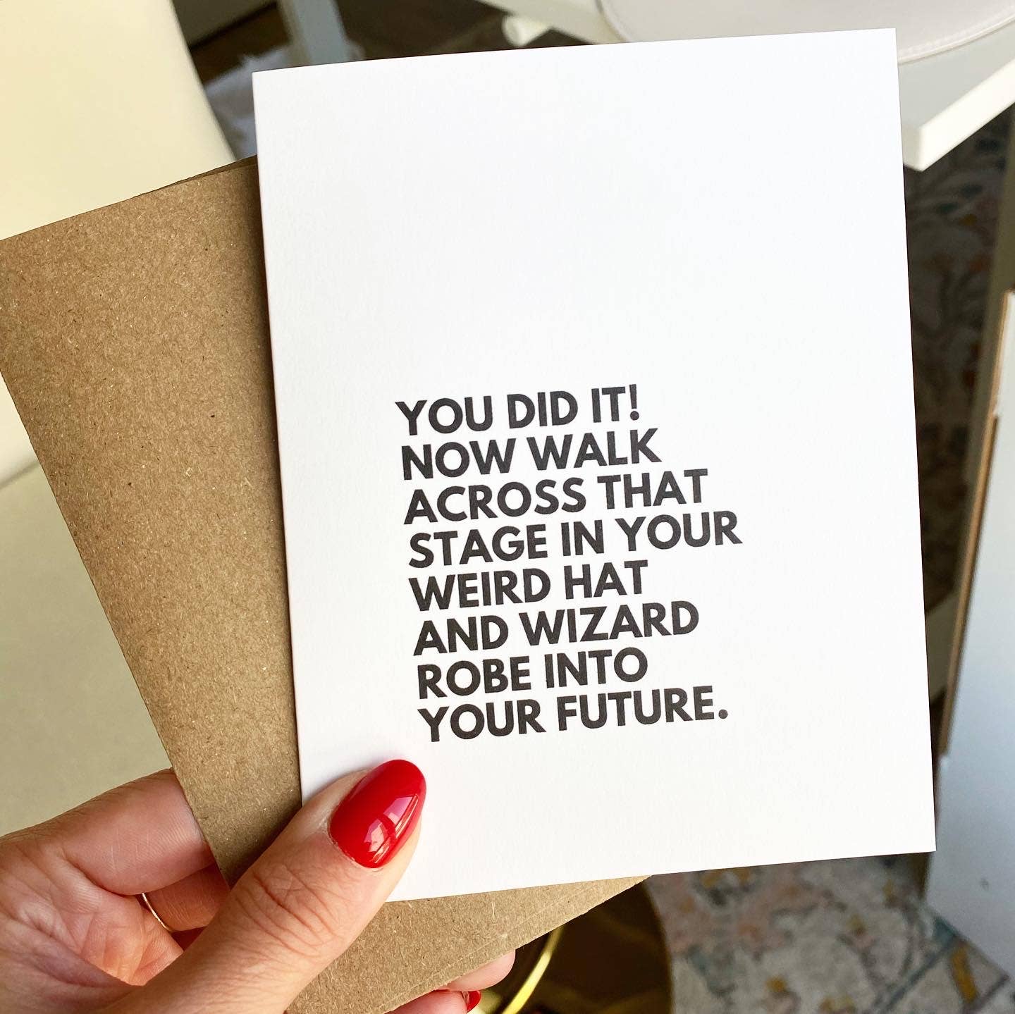 Weird Hat and Wizard Robe Funny Graduation Card Party Perfectly Weird Hat and Wizard Robe Funny Graduation Card Party Perfectly