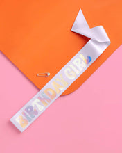 Load image into Gallery viewer, Birthday Girl Lavender Sash, Bday Party Accessory, Gift
