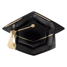 Load image into Gallery viewer, Graduation Cap Shaped Paper Plate
