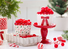 Load image into Gallery viewer, PLCC2277 - Red Christmas Bows 5 oz Baking Cups
