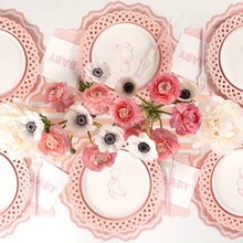 Load image into Gallery viewer, Pink Precious Baby Plaid Cocktail Napkins
