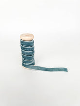 Load image into Gallery viewer, Velvet Ribbon - 3/8": Lemon
