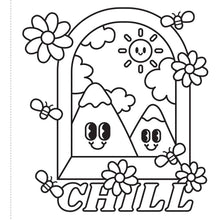 Load image into Gallery viewer, Cozy Coloring Book: Good Vibes

