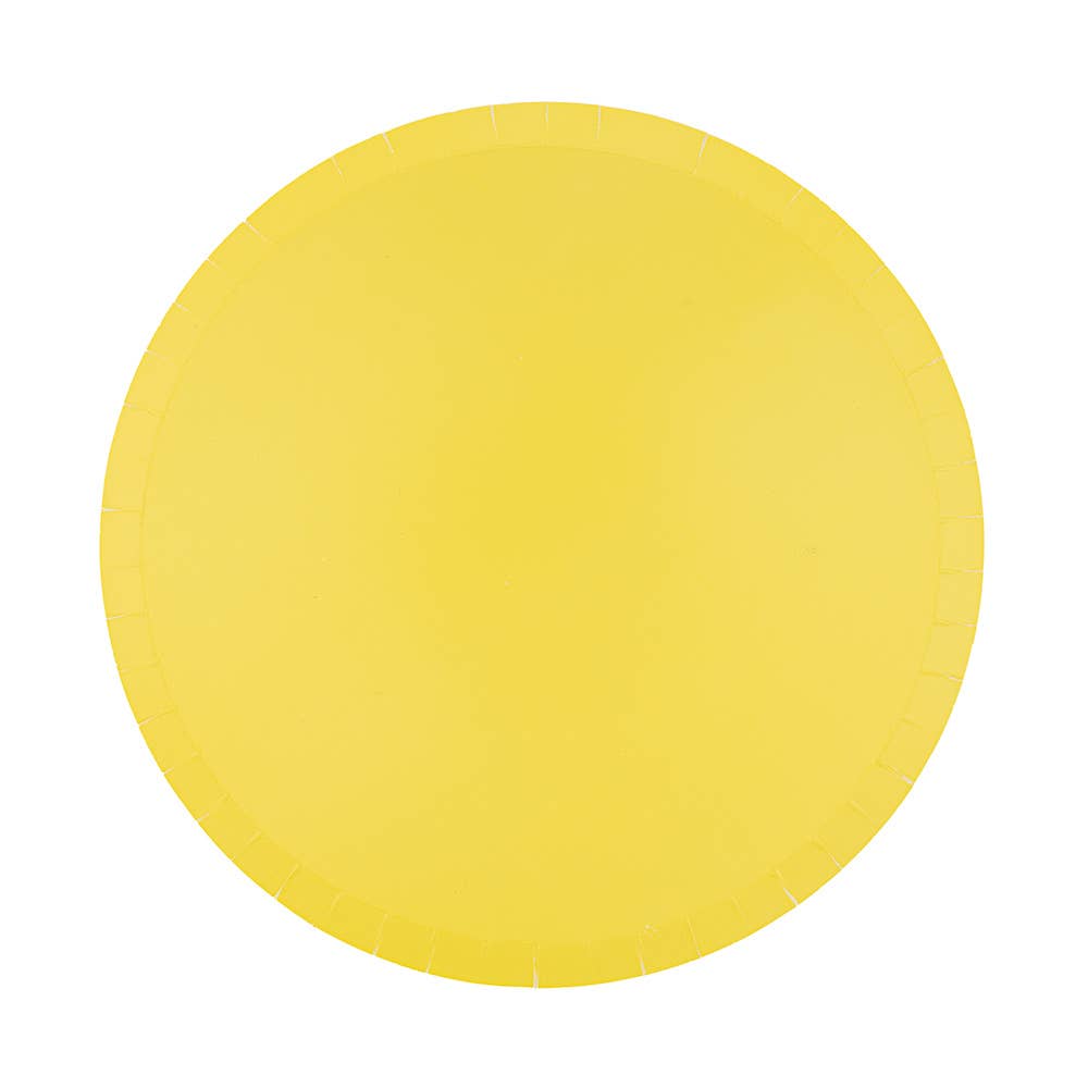 Shade Collection Dinner Plates - 8 Pk. - 23 Color Options: Banana