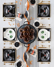 Load image into Gallery viewer, Cream with Black Stripe Paper Table Runner
