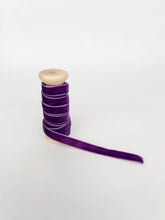Load image into Gallery viewer, Velvet Ribbon - 3/8": Lemon
