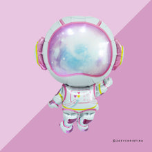 Load image into Gallery viewer, Pink Space Astronaut Foil Balloon 31" – Fun Outer Space

