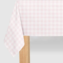 Load image into Gallery viewer, Pink Gingham Paper Tablecloth
