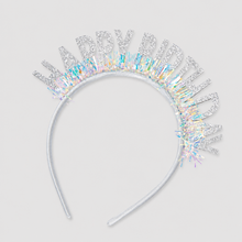 Load image into Gallery viewer, Glitter Happy Headband: Hot Pink / One Size

