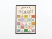 Load image into Gallery viewer, Custom City Explorer Bingo Card: Red / Yes: I would like a digital proof (+$.75/each)
