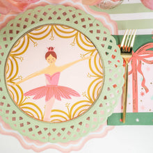 Load image into Gallery viewer, Sage Basketweave Dinner Paper Plates
