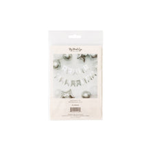 Load image into Gallery viewer, Silver Foil "HAPPY BIRTHDAY" Word Banner
