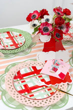Load image into Gallery viewer, Sage Basketweave Dinner Paper Plates
