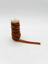 Load image into Gallery viewer, Velvet Ribbon - 3/8": Lemon

