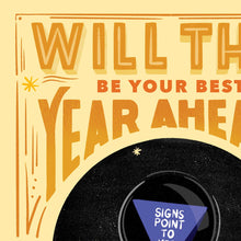 Load image into Gallery viewer, Magic 8-Ball Birthday Card – Signs Point to Yes
