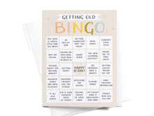 Load image into Gallery viewer, Getting Old Bingo Greeting Card

