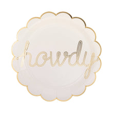 Load image into Gallery viewer, Howdy Paper Plate
