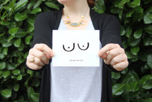 Load image into Gallery viewer, You're The Tits - Letterpress Friendship Greeting Card
