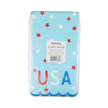 Load image into Gallery viewer, USA Stars Dinner Napkin
