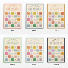 Load image into Gallery viewer, Custom City Explorer Bingo Card: Red / Yes: I would like a digital proof (+$.75/each)
