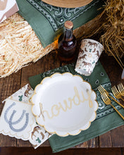 Load image into Gallery viewer, Howdy Paper Plate
