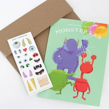 Load image into Gallery viewer, Sticker Scene Card - Monster Lab
