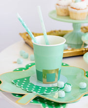 Load image into Gallery viewer, Kelly Green Polka Dot Cocktail Napkin

