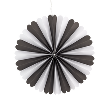 Load image into Gallery viewer, Black and White Party Fan Set
