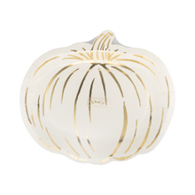 Load image into Gallery viewer, FAL1342 - Cream Pumpkin Shaped Plate
