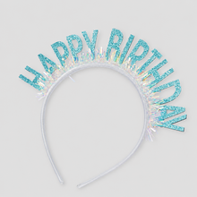Load image into Gallery viewer, Glitter Happy Headband: Hot Pink / One Size
