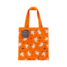 Load image into Gallery viewer, PLCB136 - Orange Ghosts 12x12 inch Canvas Bag
