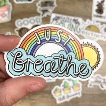 Load image into Gallery viewer, Just Breathe Sticker
