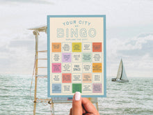 Load image into Gallery viewer, Custom City Explorer Bingo Card: Red / Yes: I would like a digital proof (+$.75/each)
