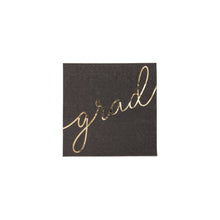 Load image into Gallery viewer, Script Grad Paper Cocktail Napkin

