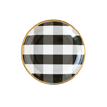 Load image into Gallery viewer, Basic Gingham Farm Round 9&quot; Plates
