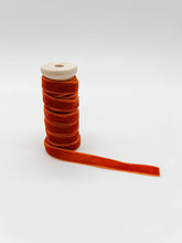 Load image into Gallery viewer, Velvet Ribbon - 3/8": Lemon
