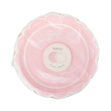 Load image into Gallery viewer, Round Pink Bows Paper Plate
