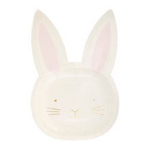 Load image into Gallery viewer, Bunny Face Shaped Paper Plate
