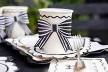 Load image into Gallery viewer, Black and White Bow Party Cup
