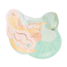 Load image into Gallery viewer, Mermaid Shaped Paper Plate

